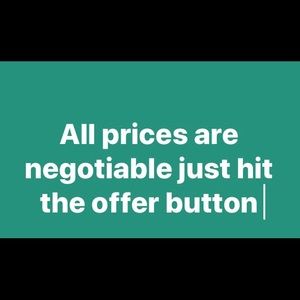 Negotiable Prices